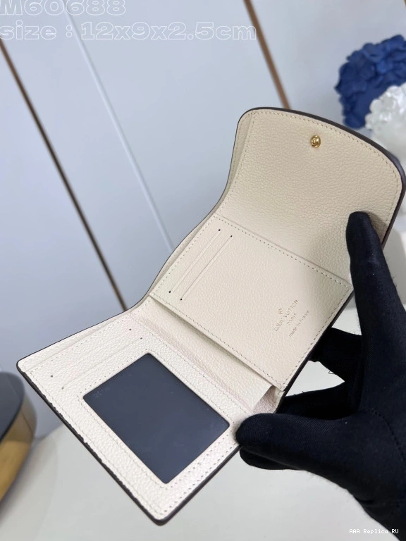 Aaa replica bags VUITTON WALLET-12*9.5*2.5 VICTORINE cm LOUIS 0821